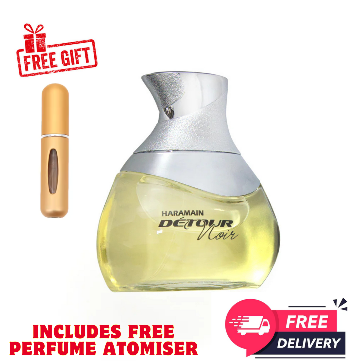 Detour Noir EDP 100ml + Free Atomiser – Long-Lasting Men’s Fragrance